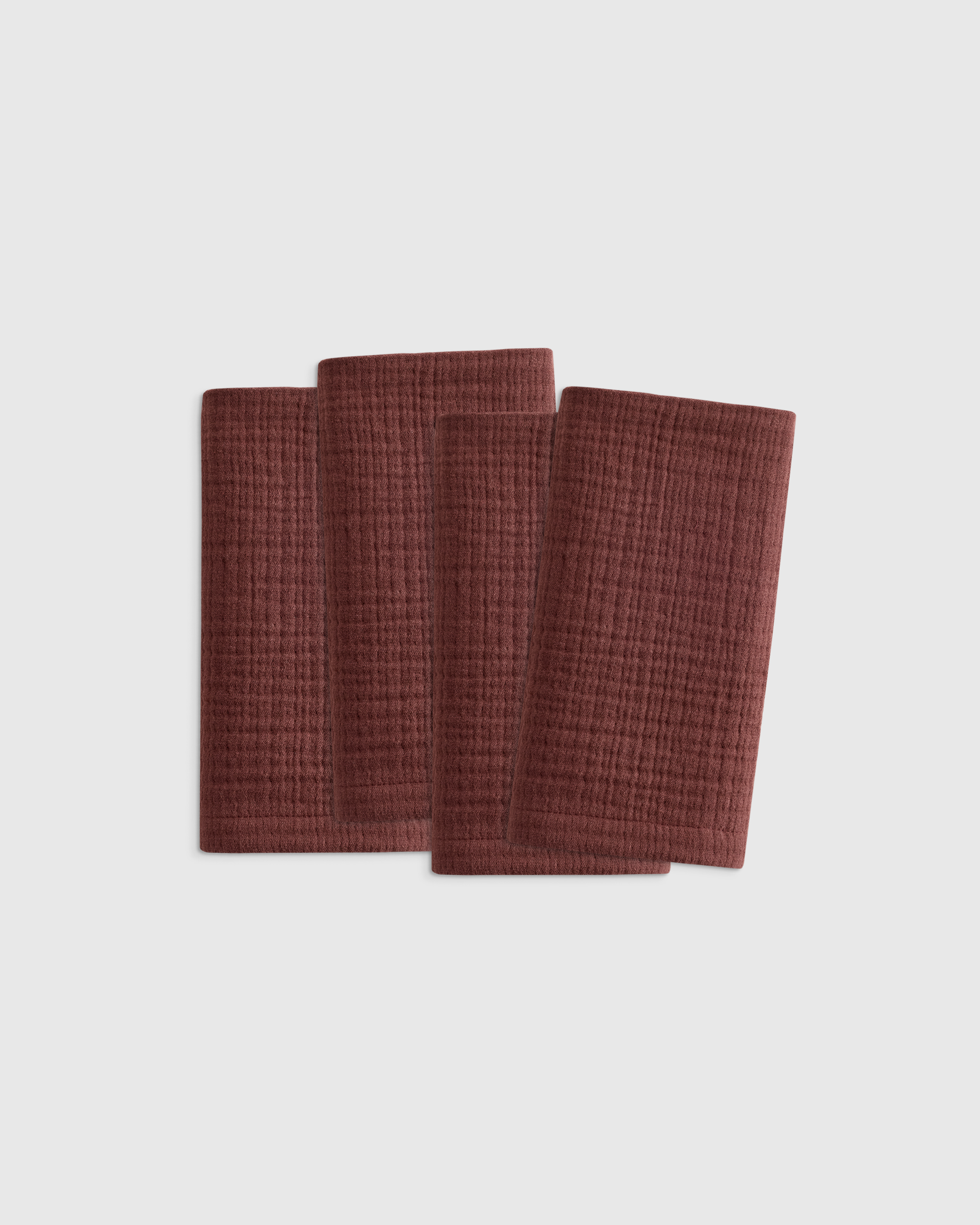 Organic Cotton Gauze Napkins, Set of 4